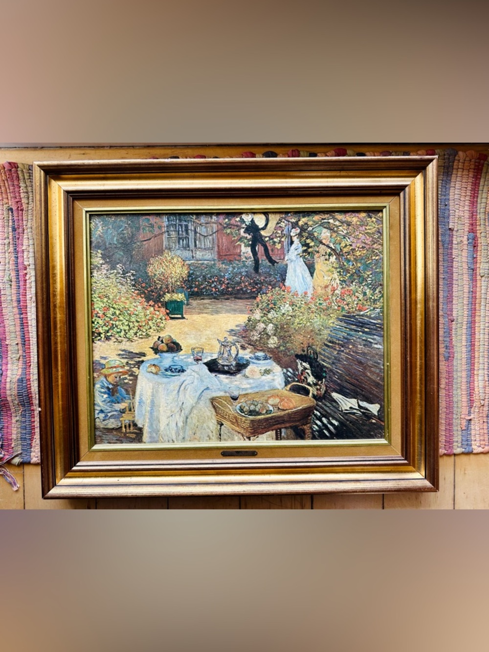 Monet framed Oil Reproduction